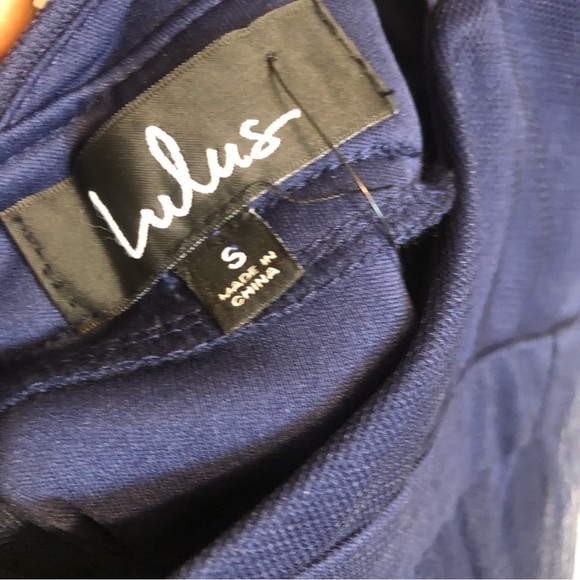 Lulus Blue Strap Dress - Picture 9 of 12